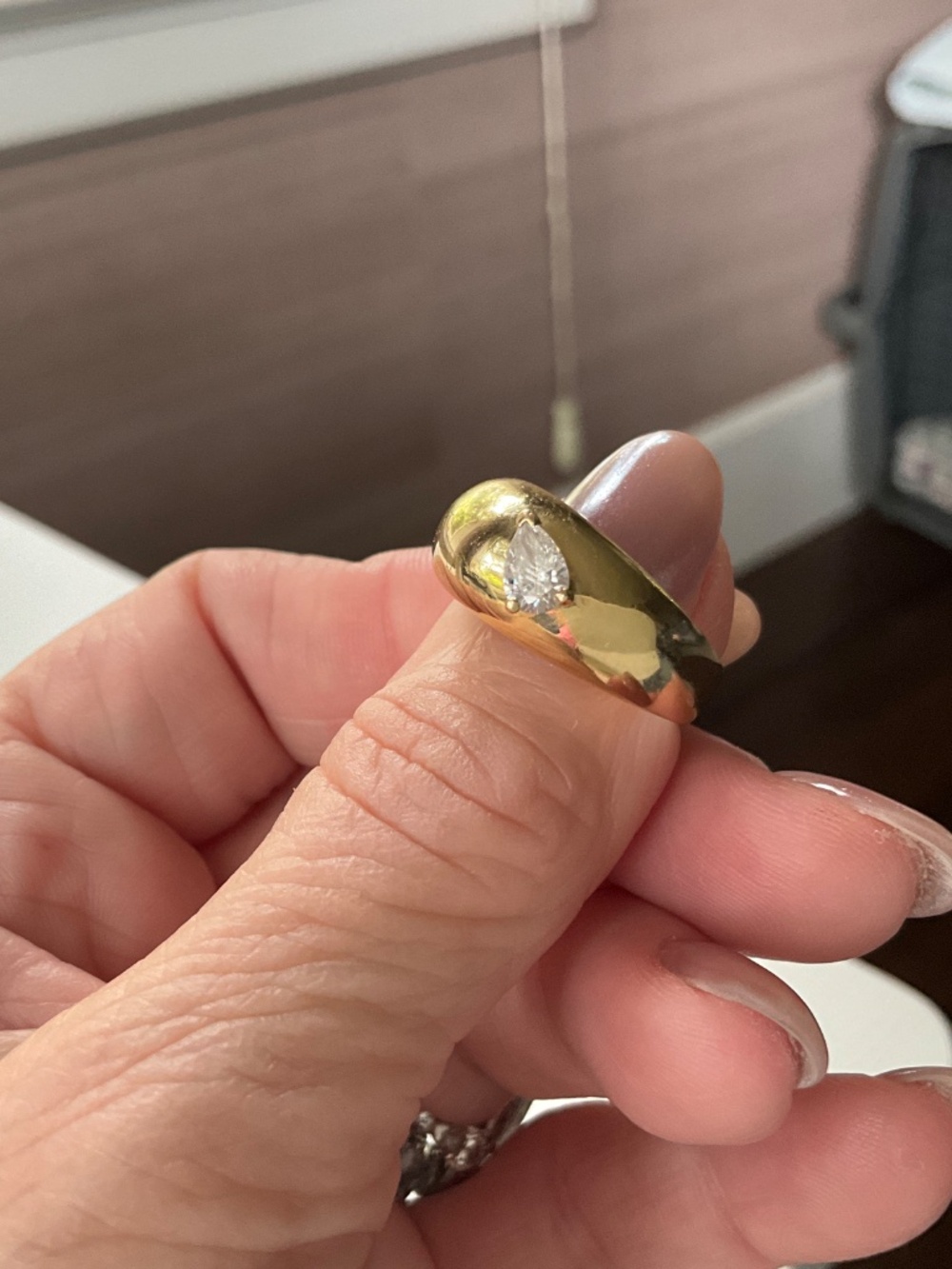 14K Diamond Cocktail Ring - Picture 7 of 7